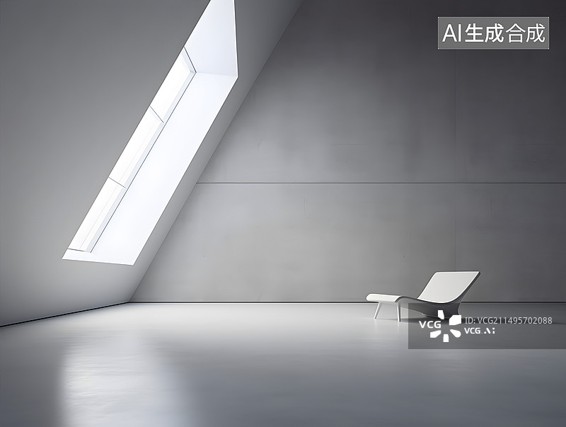 【AI数字艺术】现代简约建筑艺术空间图片素材