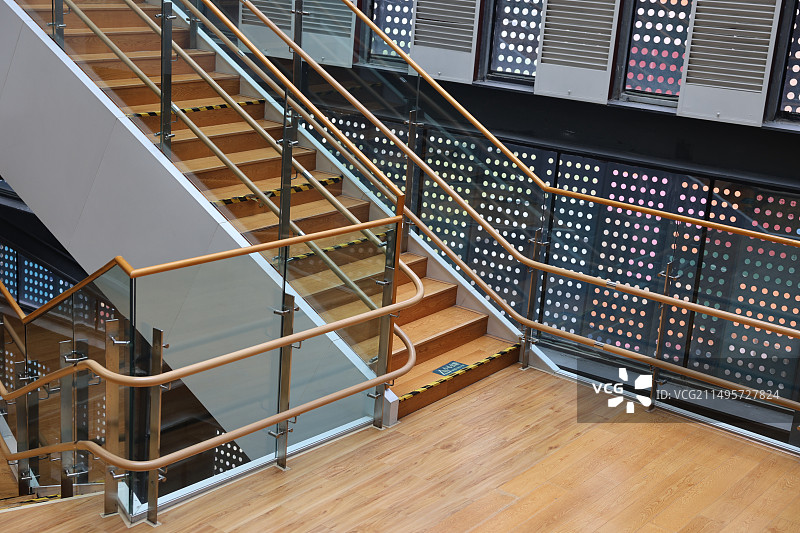 贵州省博物馆，楼梯转角图片素材