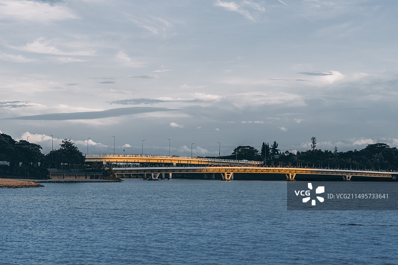 深圳湾公园 深圳湾大桥图片素材