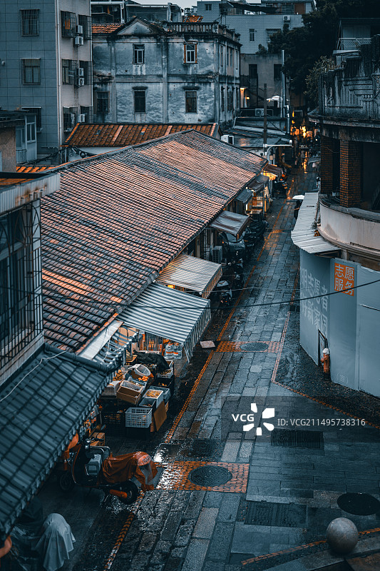 厦门 集美学村 中式建筑 古街院落图片素材