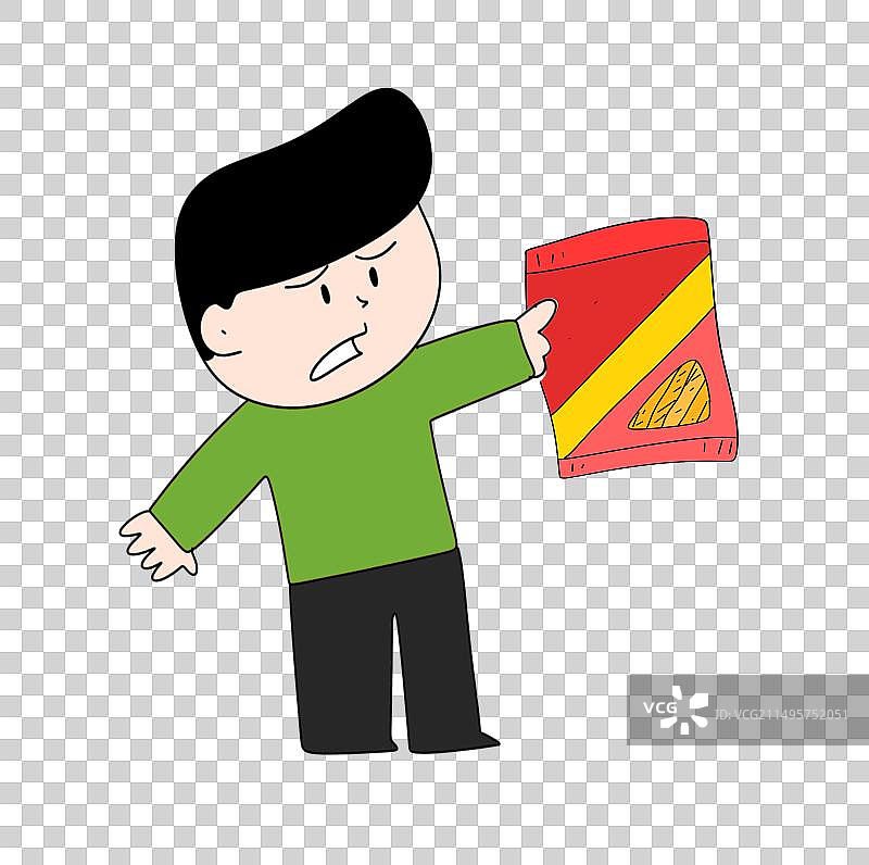 辣条，手绘，漫画，设计，元素，简单，图片素材