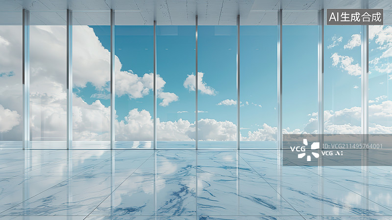 【AI数字艺术】现代城市建筑空间图片素材