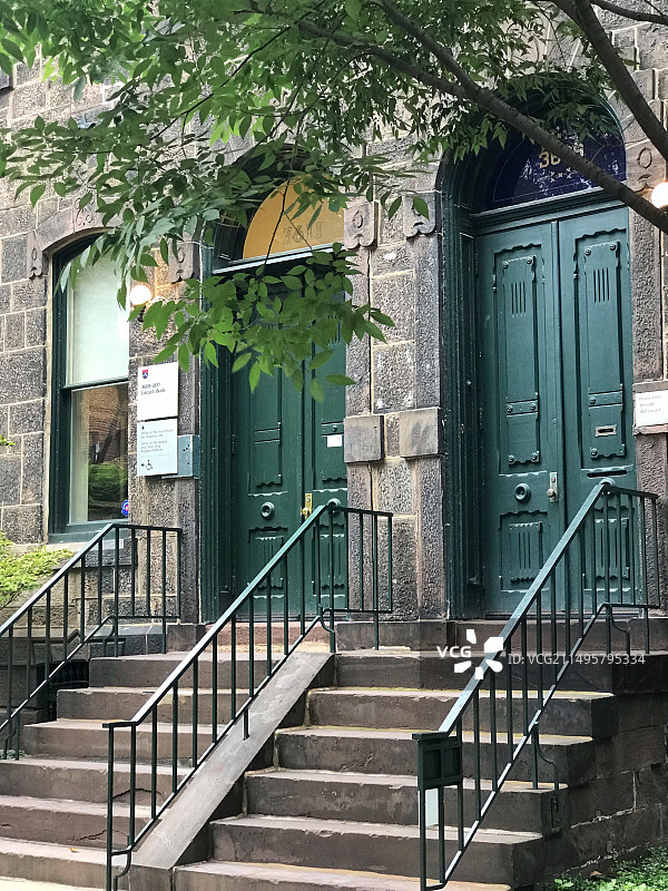 美国宾夕法尼亚大学一角图片素材