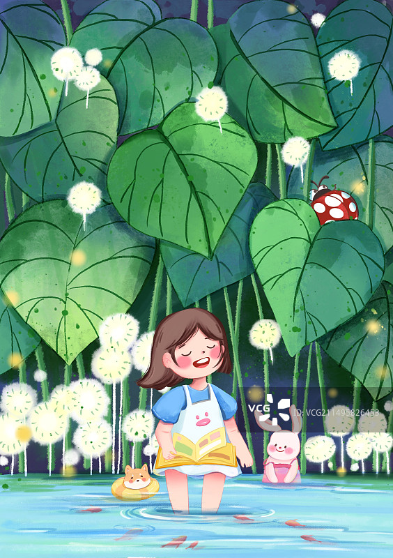 夏日凉风图片素材