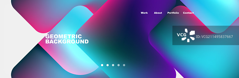 蓝紫色几何背景图片素材