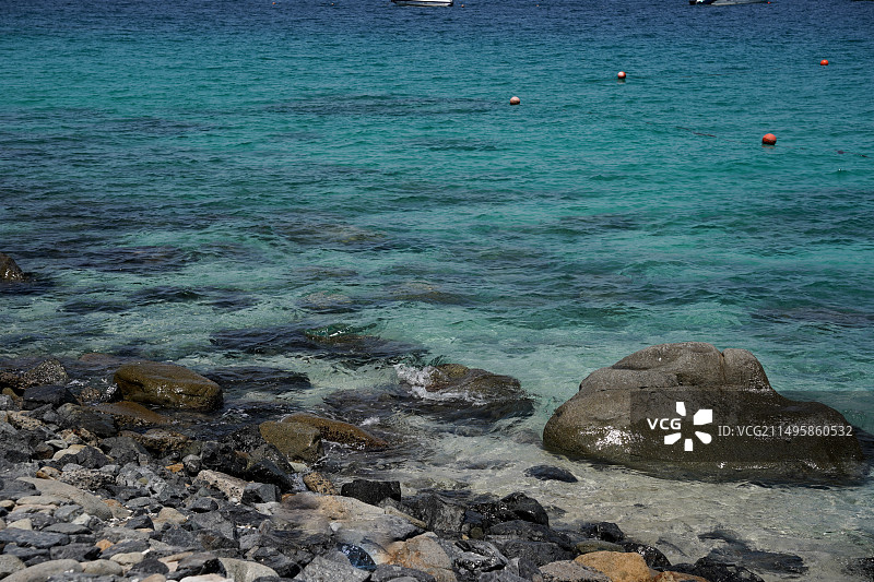 越南芽庄的海和沙滩风景图片素材