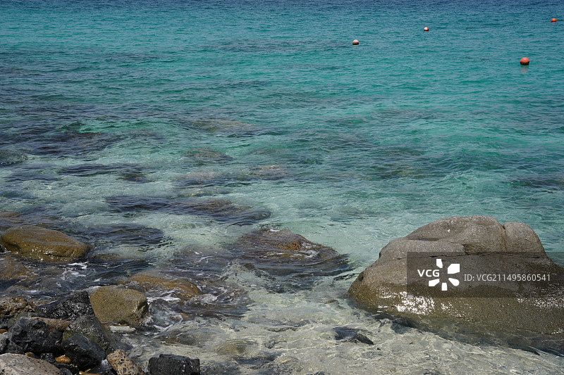越南芽庄的海和沙滩风景图片素材
