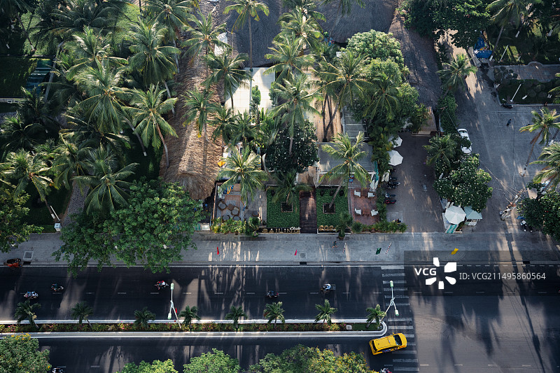 越南芽庄的海和沙滩风景图片素材