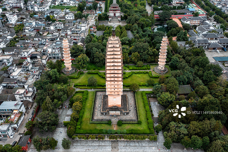大理重点文物保护单位崇圣寺三塔图片素材