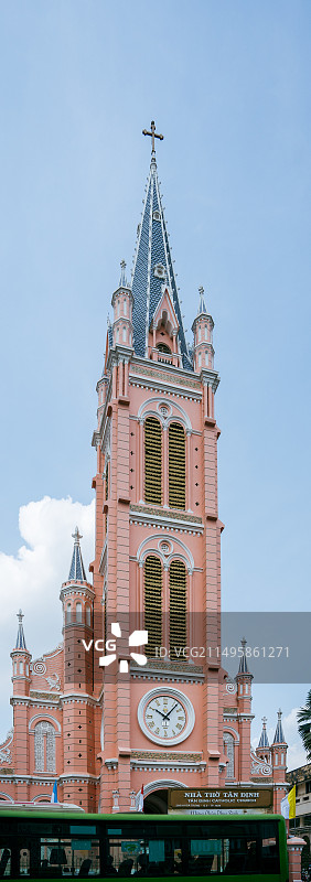 胡志明粉红教堂/耶稣圣心教堂图片素材