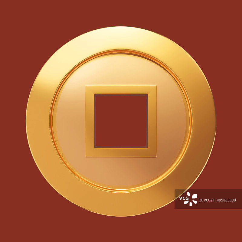 3D建模渲染金币图片素材