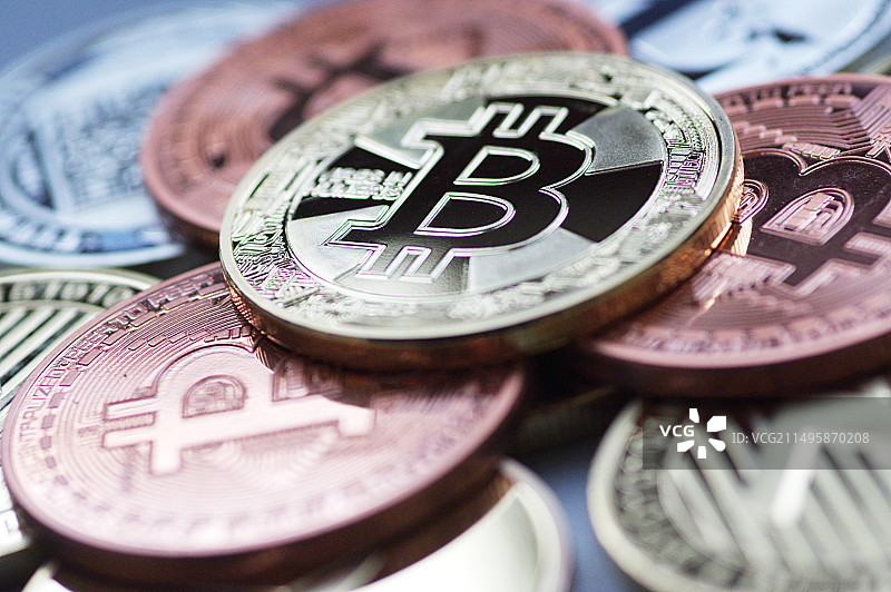 比特币 虚拟货币 莱特币图片素材