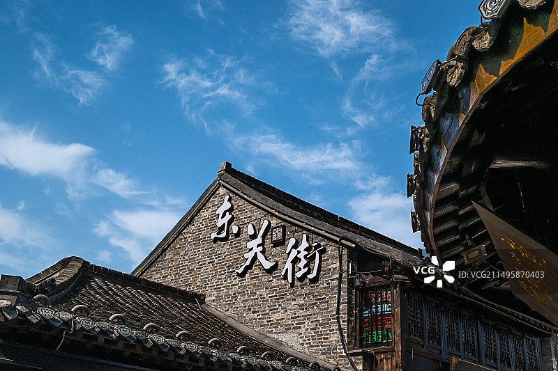 中国历史文化名街东关街景色图片素材