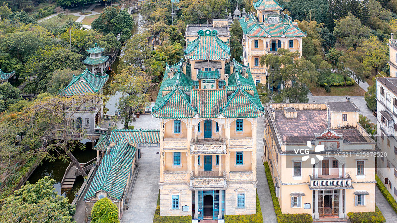 开平碉楼立园景区图片素材