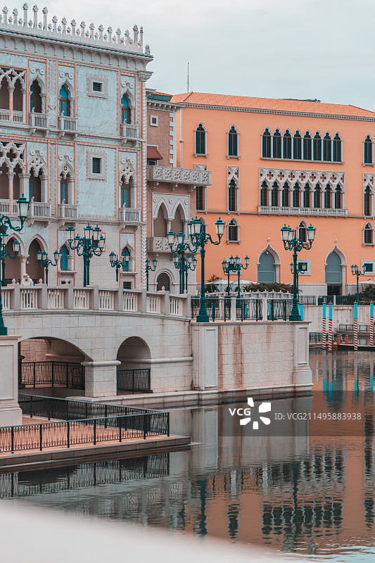 澳门氹仔 巴黎人 威尼斯人 伦敦人 大本钟 巴黎铁塔图片素材