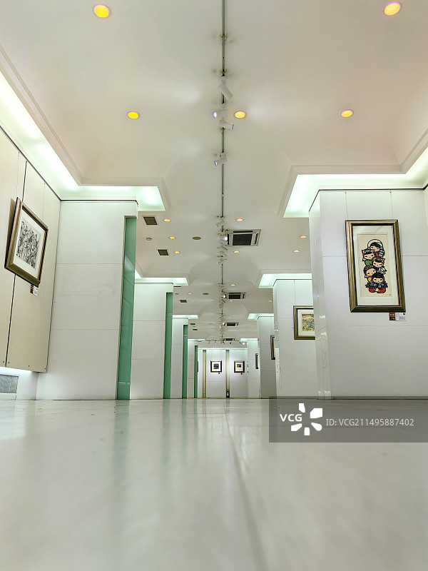 画展室内空间图片素材
