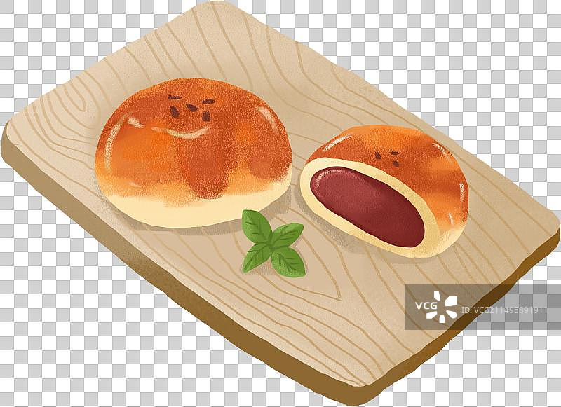 手绘面包丨手绘欧包丨面包插画png图片素材