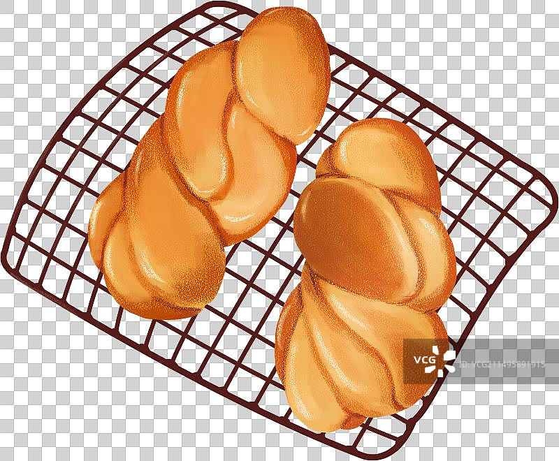 手绘面包丨手绘欧包丨面包插画png图片素材