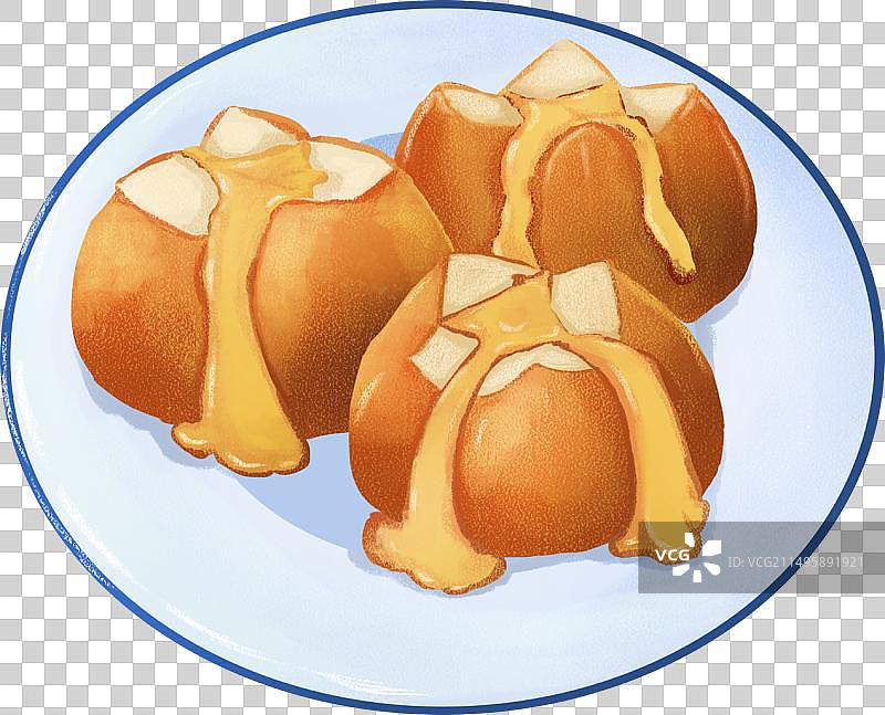 手绘面包丨手绘欧包丨面包插画png图片素材