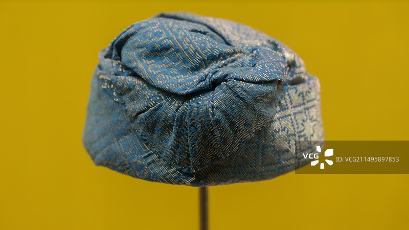 马来西亚吉隆坡国家博物馆馆藏传统头饰帽子图片素材