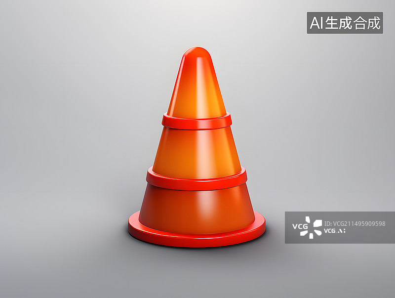 【AI数字艺术】红色的雪糕筒图片素材