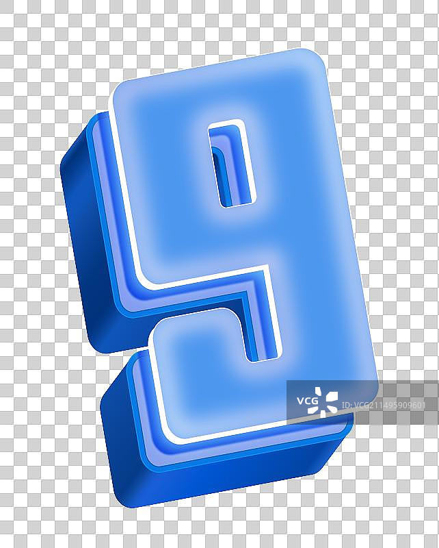 倒计时立体字数字元素图片素材