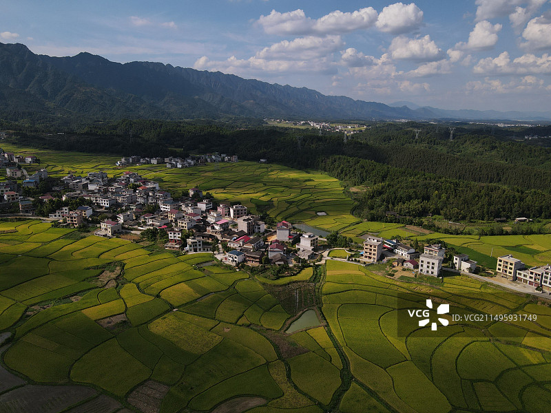 乡村振兴乡村美如画图片素材