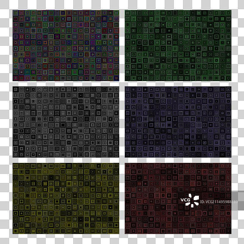 几何正方形图案抽象背景图片素材