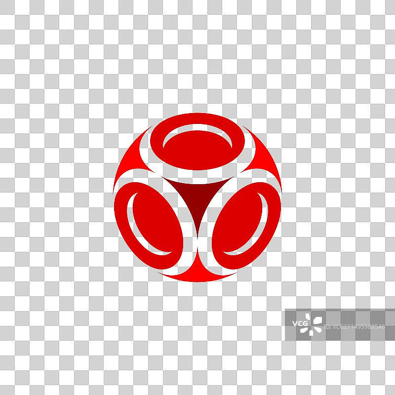 红细胞圆形标志图片素材