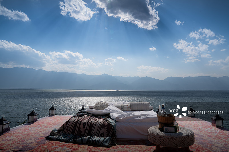 洱海风光图片素材
