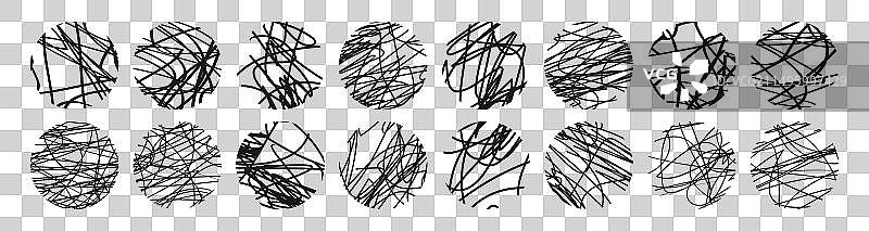 抽象线条圆形背景图案合集图片素材