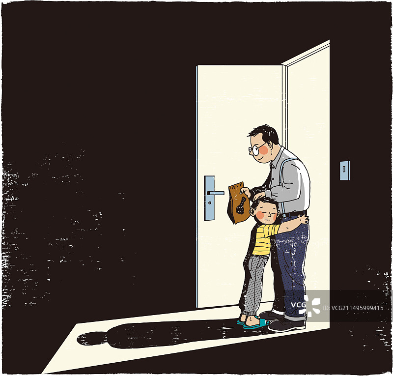 父子亲情图片素材