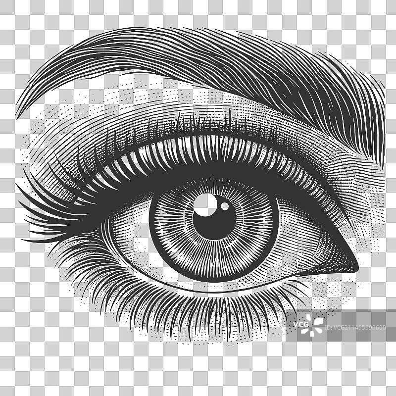 人眼雕刻图片素材