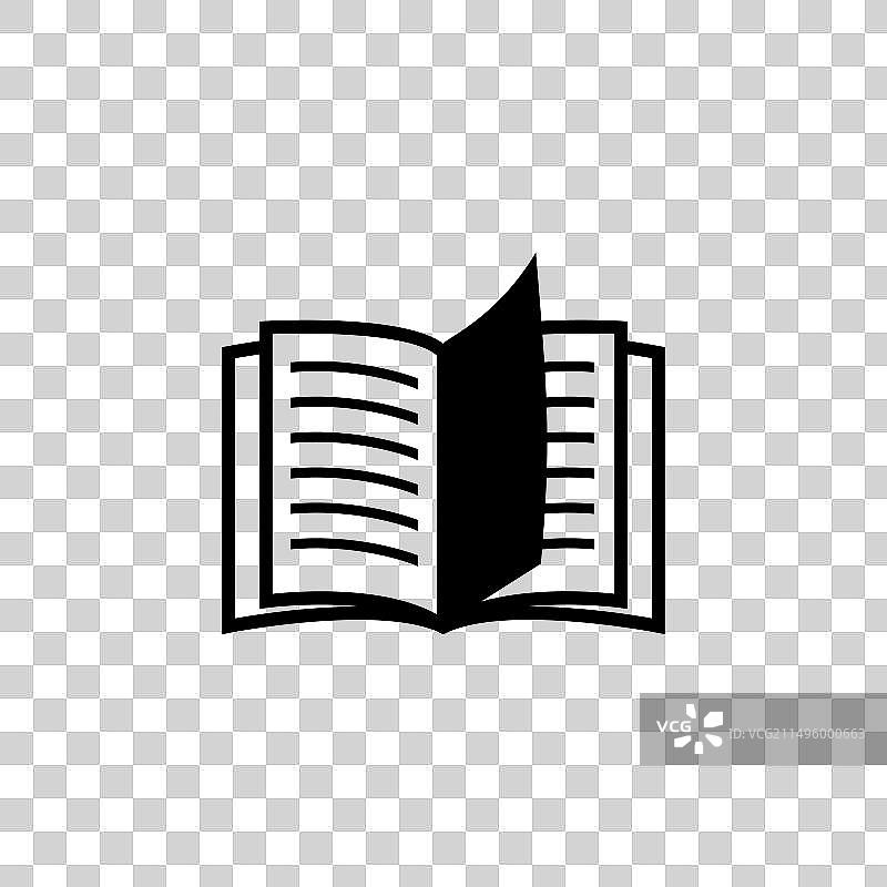 笔记本扁平风格图标图片素材