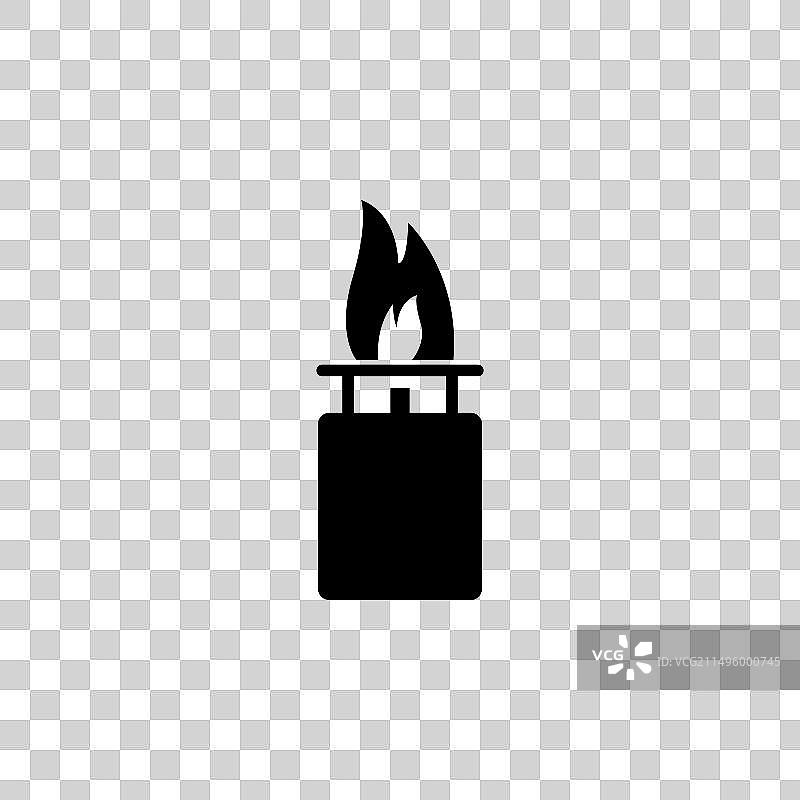 露营燃气灶扁平图标图片素材