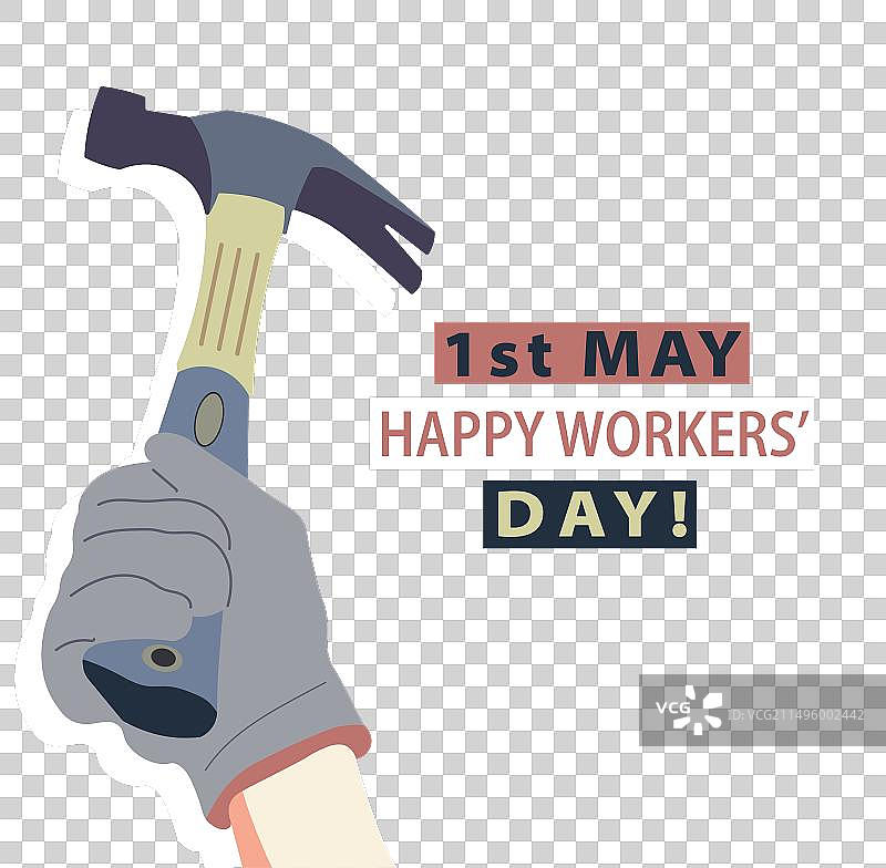 国际劳动节概念：手部特写图片素材