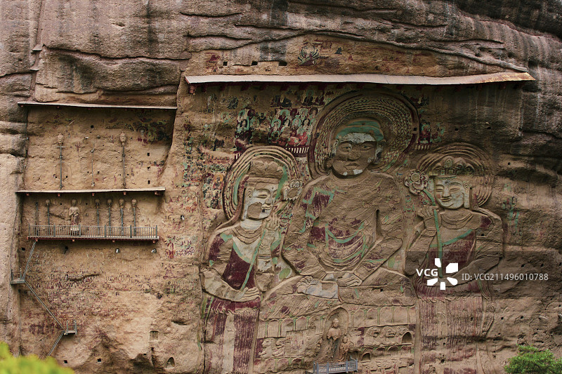 天水武山水帘洞景区图片素材