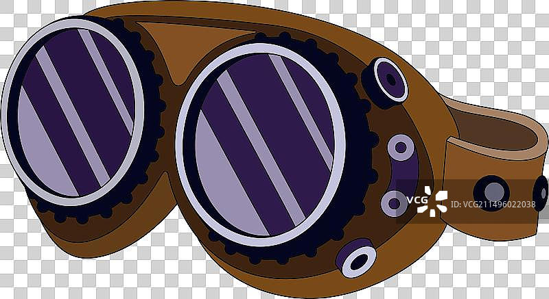 蒸汽朋克风格的安全眼镜图片素材