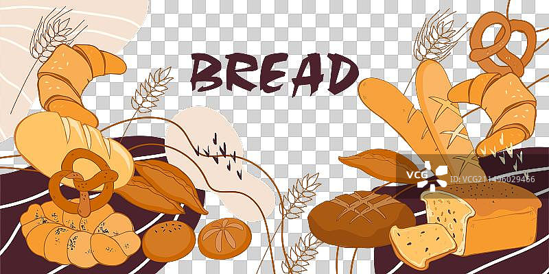 烘焙食品banner背景图片素材