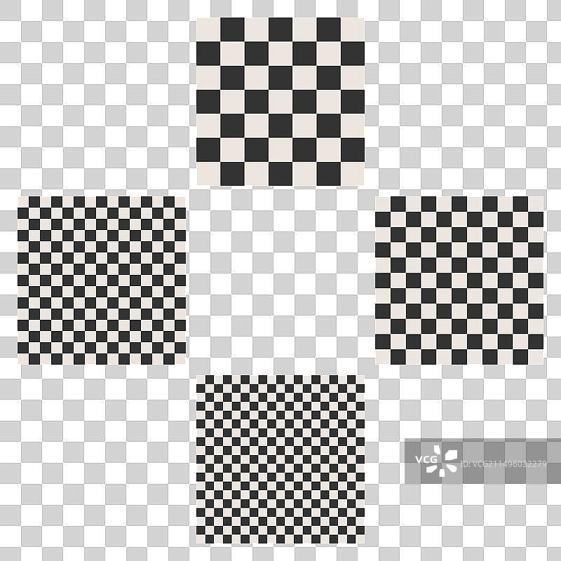 黑白瓷砖时尚格子图案图片素材