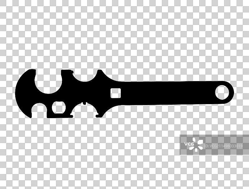 螺母扳手轮廓艺术图片素材