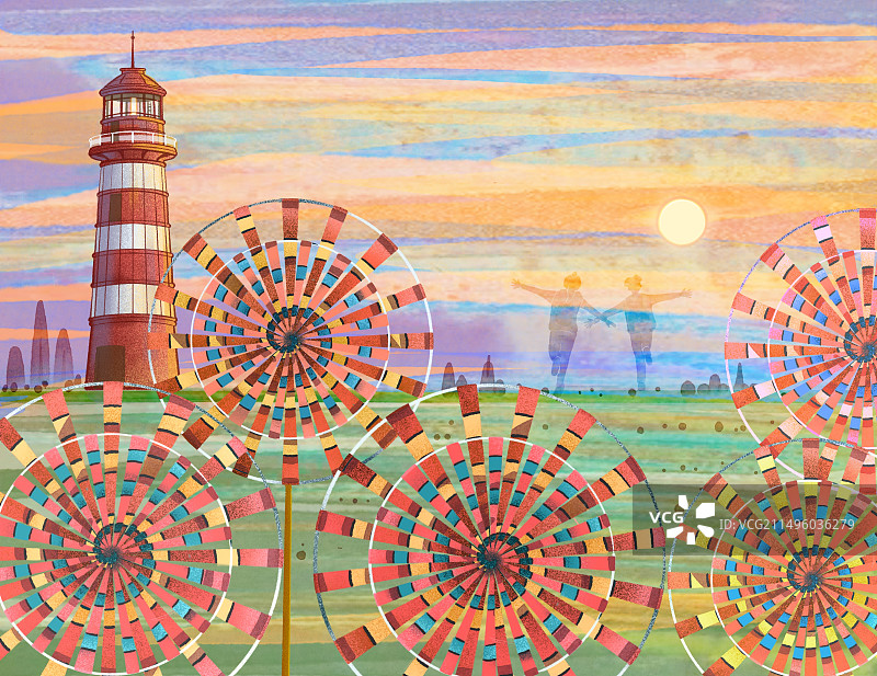 一起来看日落图片素材