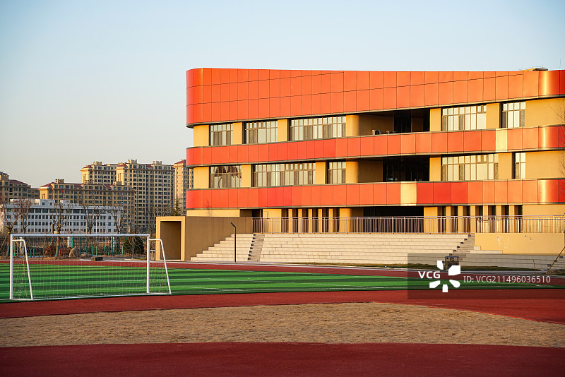 淄博学校操场图片素材