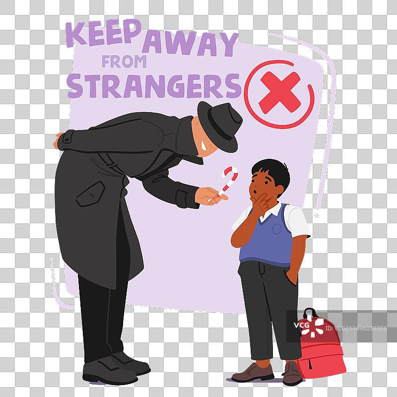 穿着黑色外套的可疑陌生人角色图片素材