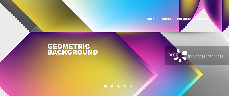 几何彩虹背景图片素材