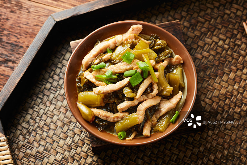 酸菜肉丝图片素材