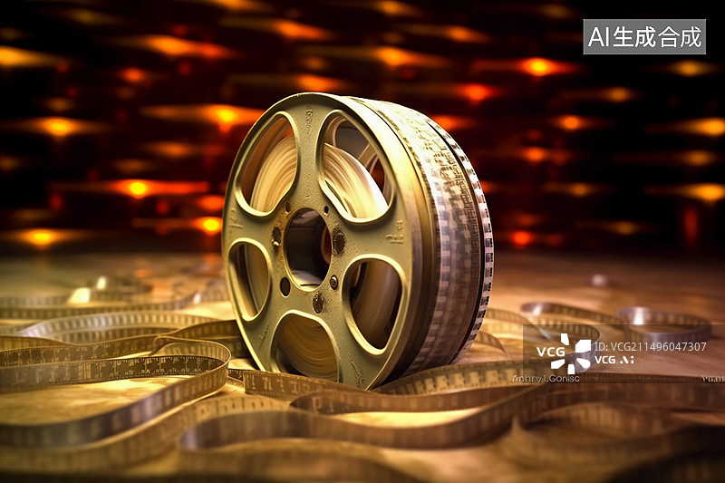 【AI数字艺术】配图：电影票房图片素材