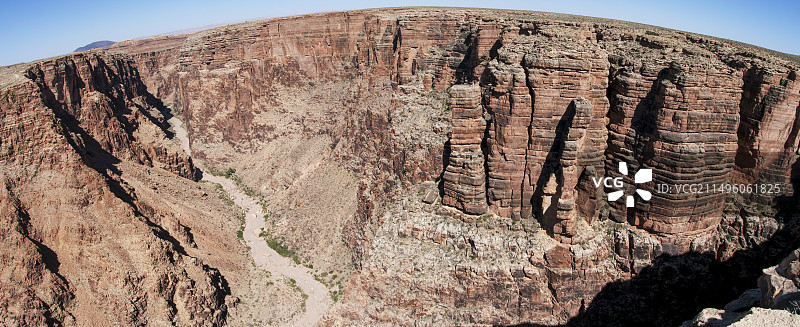 美国亚利桑那州大峡谷全景图片素材