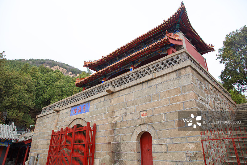 泰山万仙楼景点图片素材