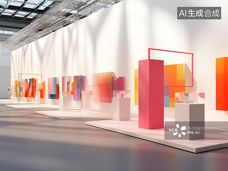 【AI数字艺术】商品展厅图片素材